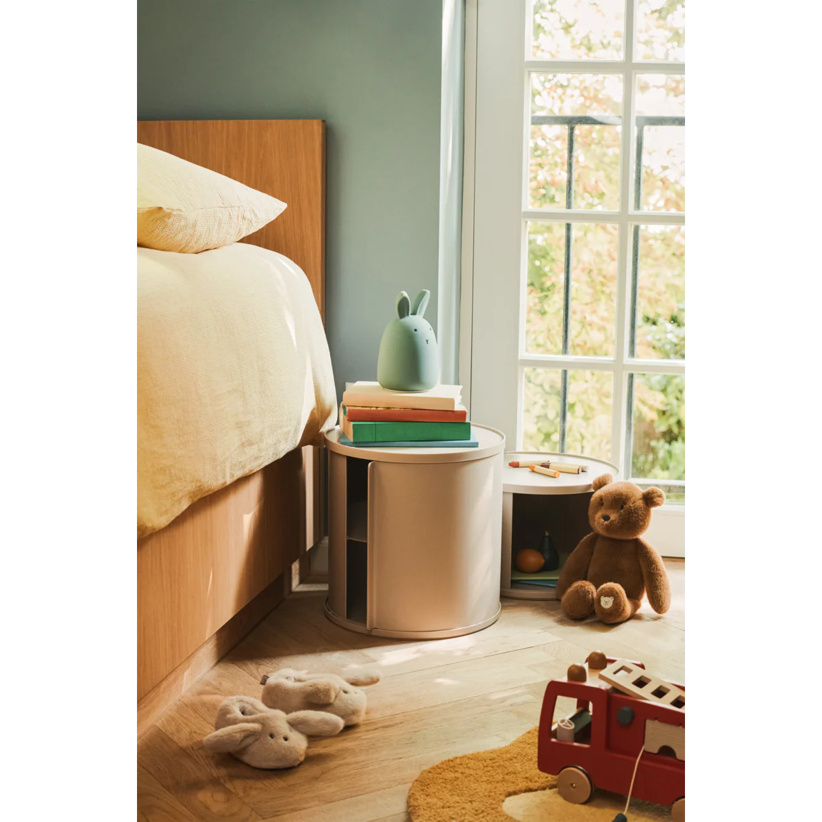 Damien bedside table - Sandy - Image 4