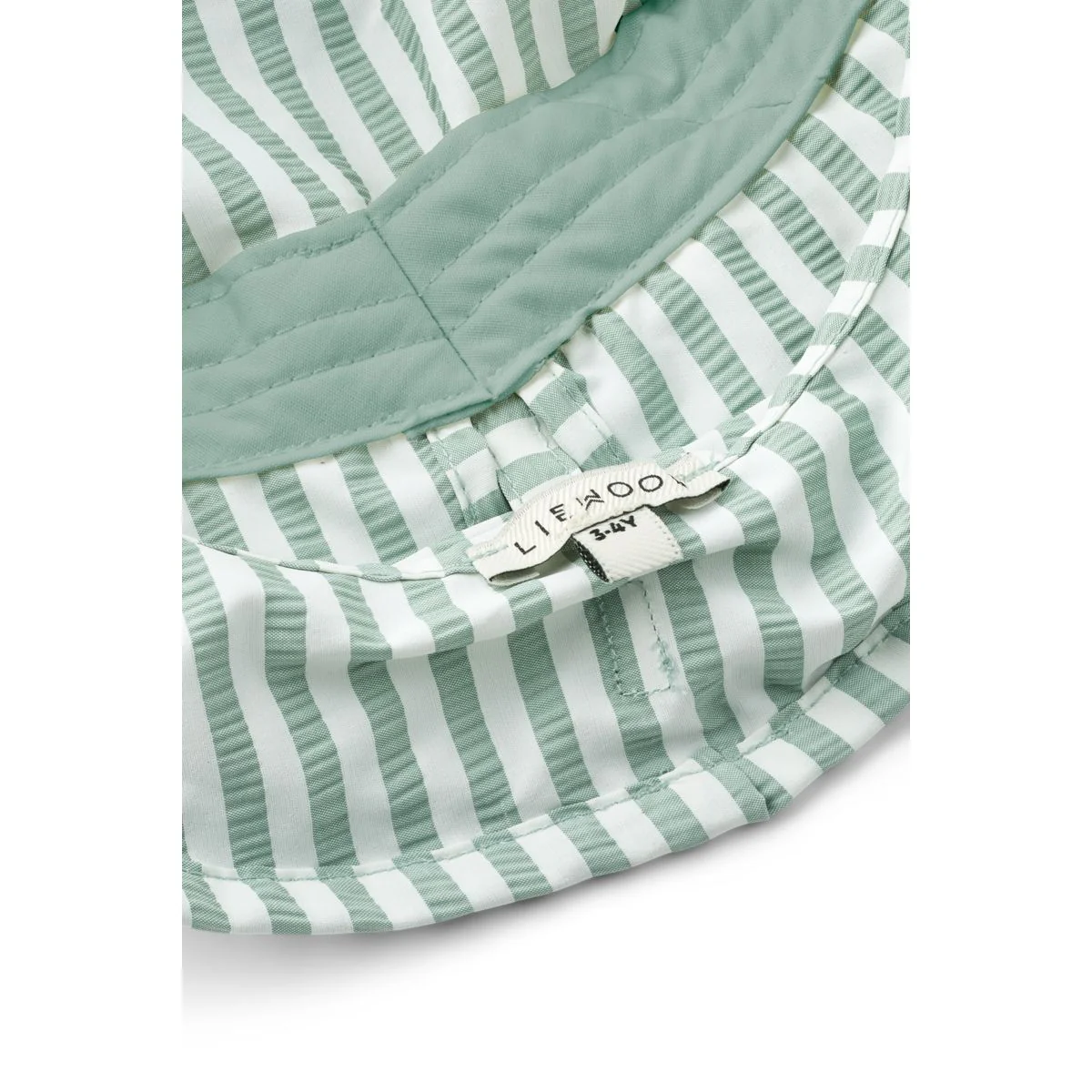 Damona Sun Hat - Stripe Peppermint / Crisp white - Image 3