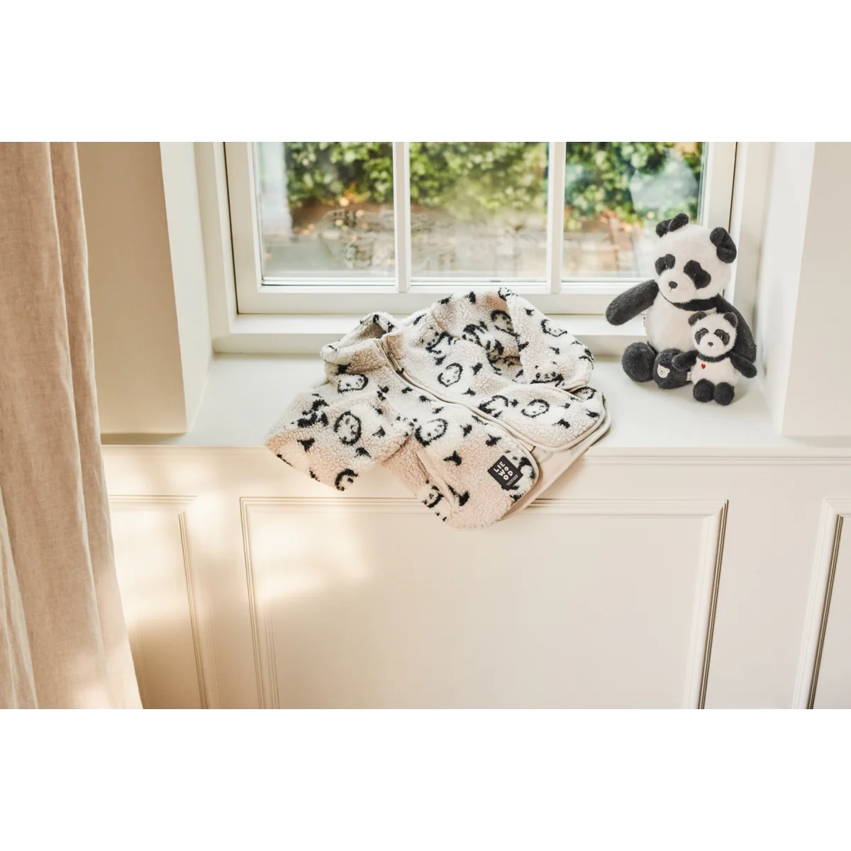 Dania Panda Rattle  - Sandy / Dark grey - Image 2