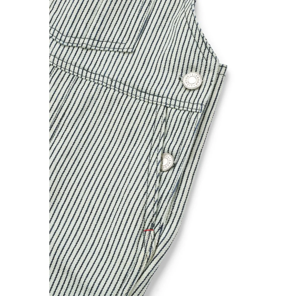 Delani Striped Denim Dungarees - Classic navy / Creme de la creme - Image 3