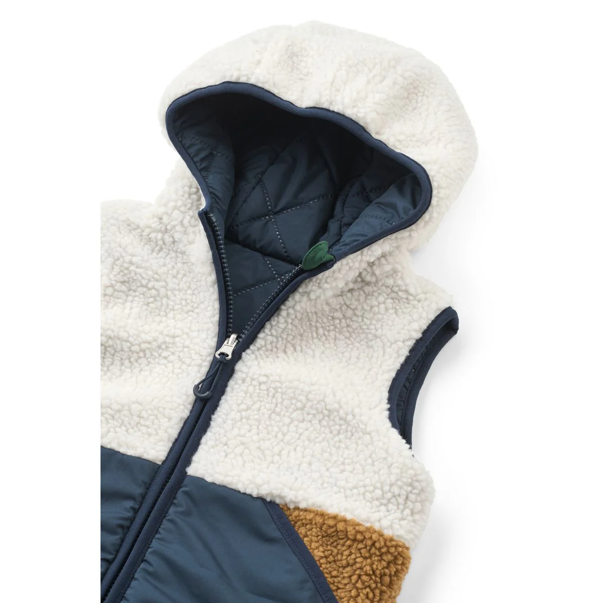 Diana Reversible Vest - Classic navy multi mix - Image 5