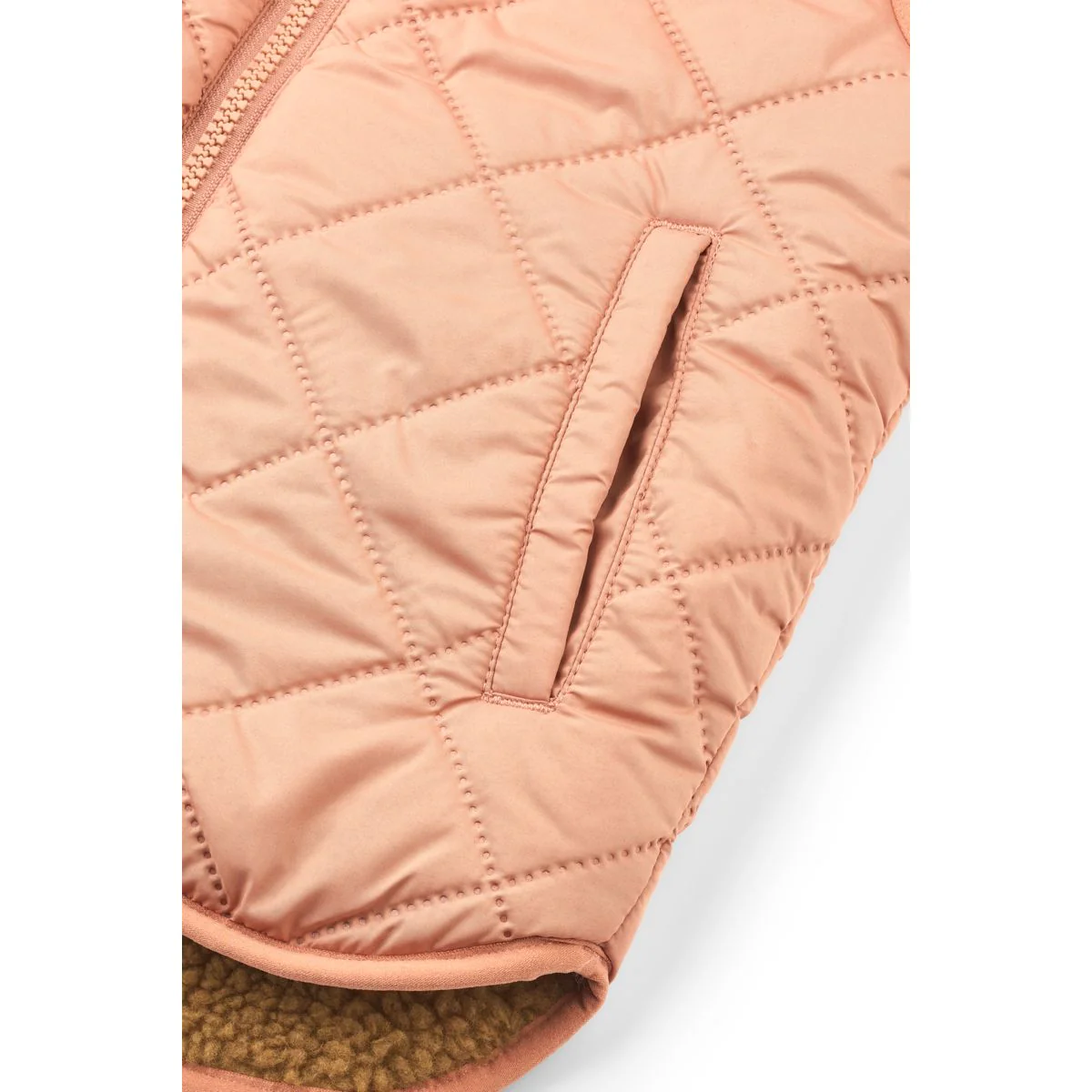 Diana Reversible Vest - Tuscany rose / Midnight navy - Image 7