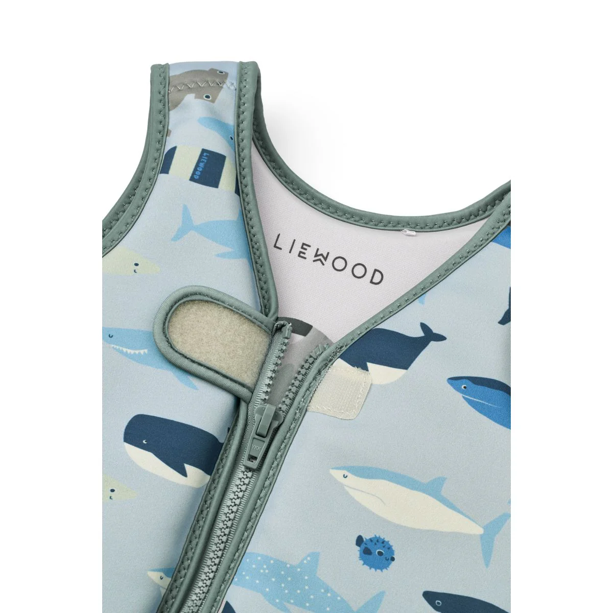 Dove Swim Vest - Shark / Dove blue - Image 3