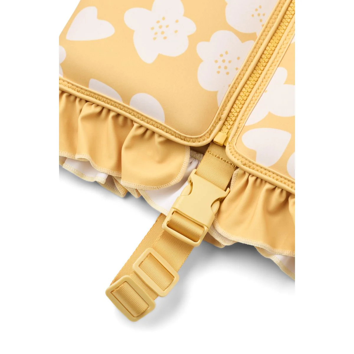 Dove  Swim Vest with Frills - Flower / Lemon yellow - Image 4