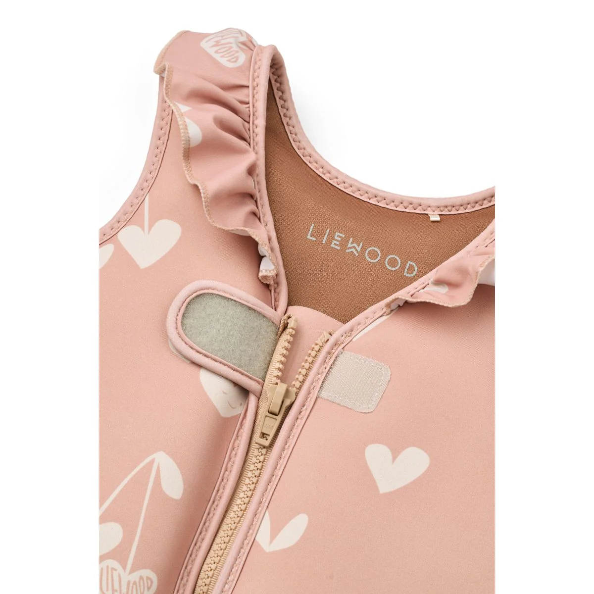 Dove Swim Vest with Frills - Sweethearts / Pale tuscany - Image 3