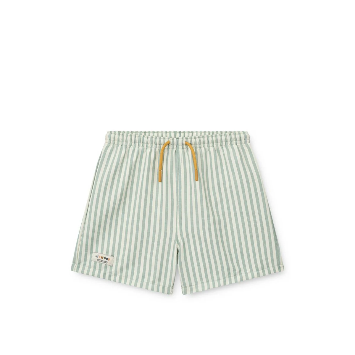 Duke Striped Board Shorts - Stripe Peppermint / Crisp white
