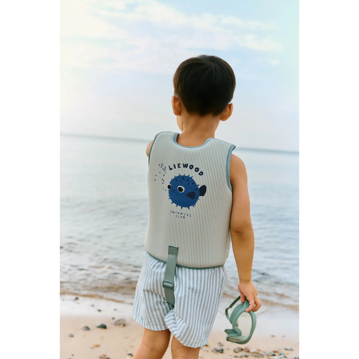 Duke Striped Board Shorts - Stripe Peppermint / Crisp white - Image 3