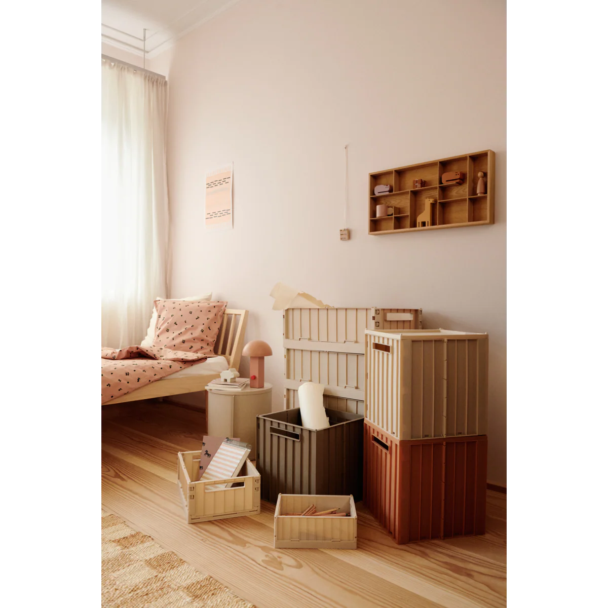 Elijah Storage Box with Lid - Tuscany rose - Image 5