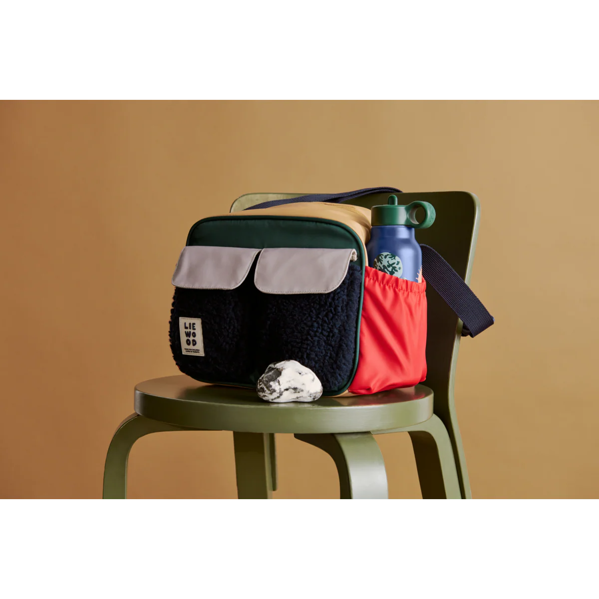 Elijas Thermal Lunch Bag - Classic navy multi mix - Image 3
