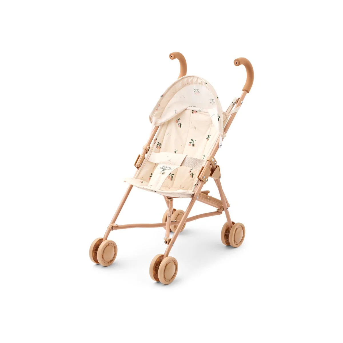 Elsie Doll Stroller - Peach / Sea shell - Image 2