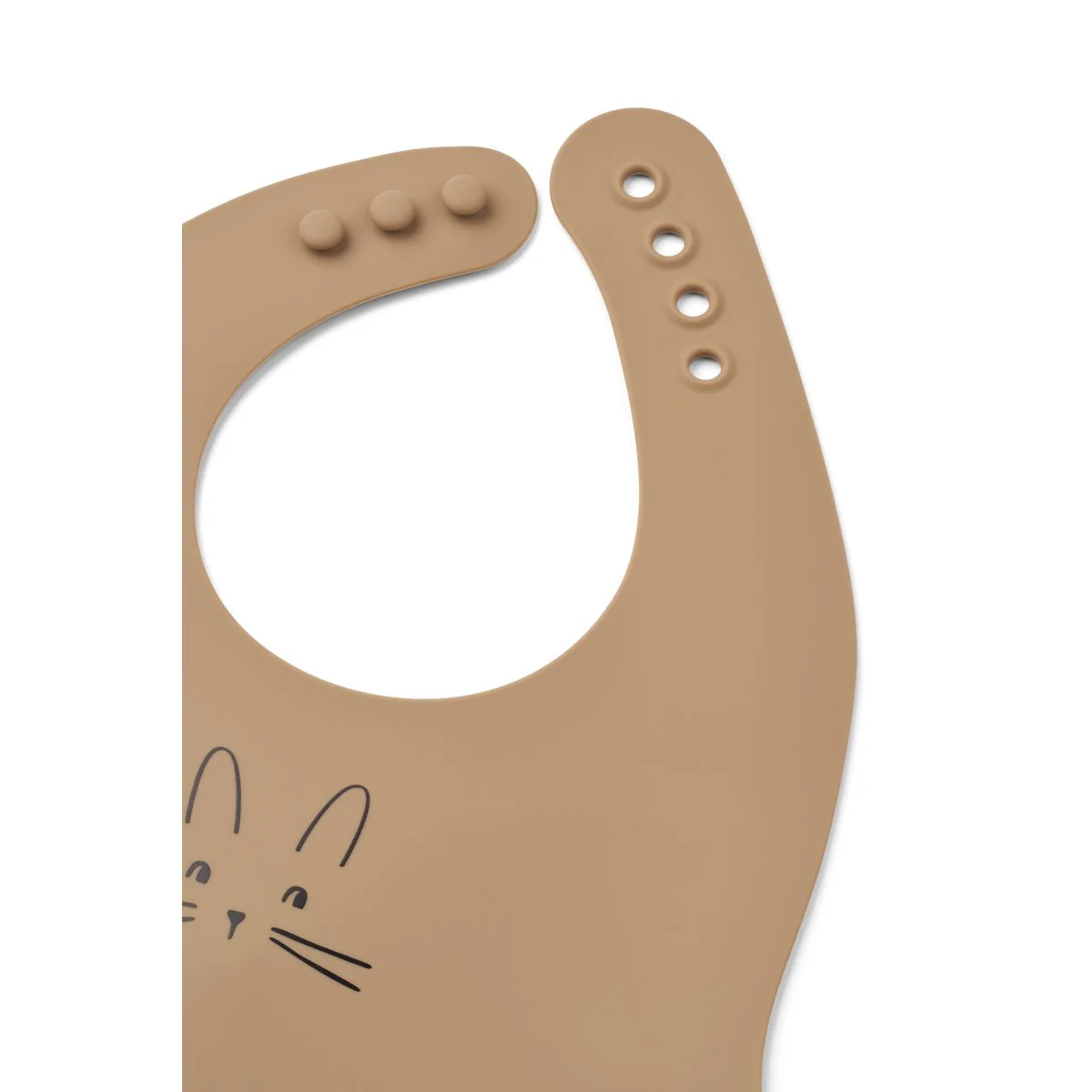 EMBER Printed Bib 2-pack - Rabbit Sandy / Oat - Image 2
