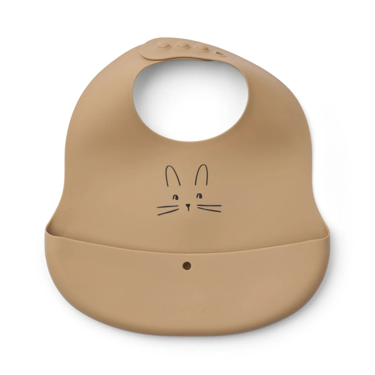 EMBER Printed Bib 2-pack - Rabbit Sandy / Oat - Image 3