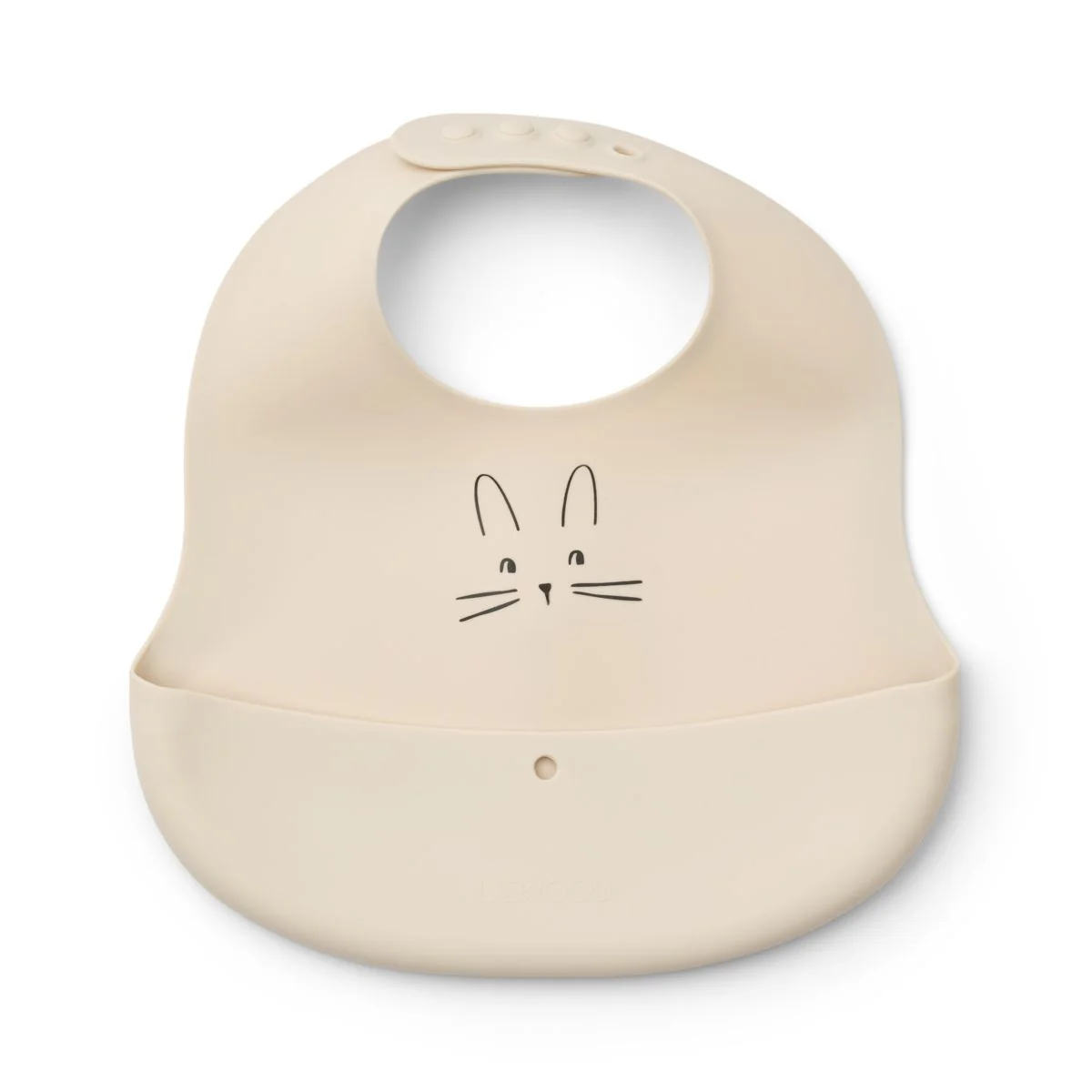 EMBER Printed Bib 2-pack - Rabbit Sandy / Oat - Image 4