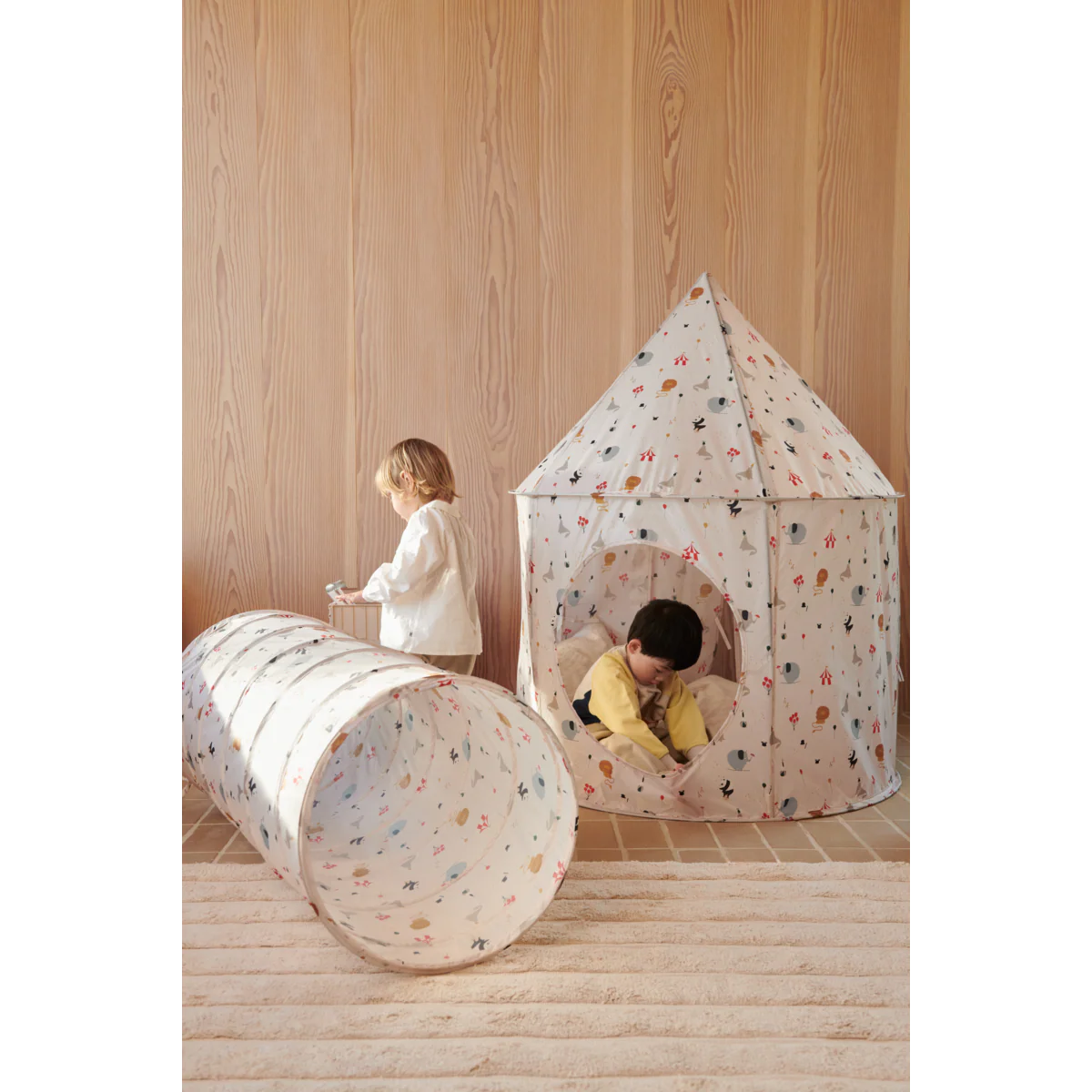 EMMANUEL Pop-Up Tunnel - Peach / Sea shell - Image 4