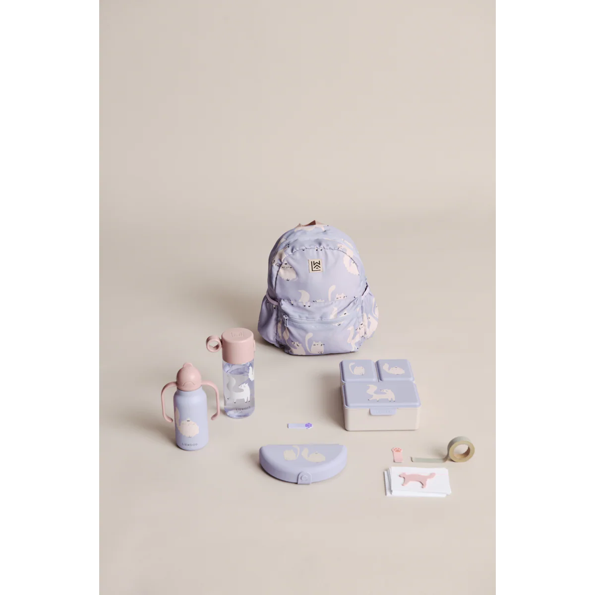 Eugene Foldable Snack Box - Cat / Warm lilac - Image 3