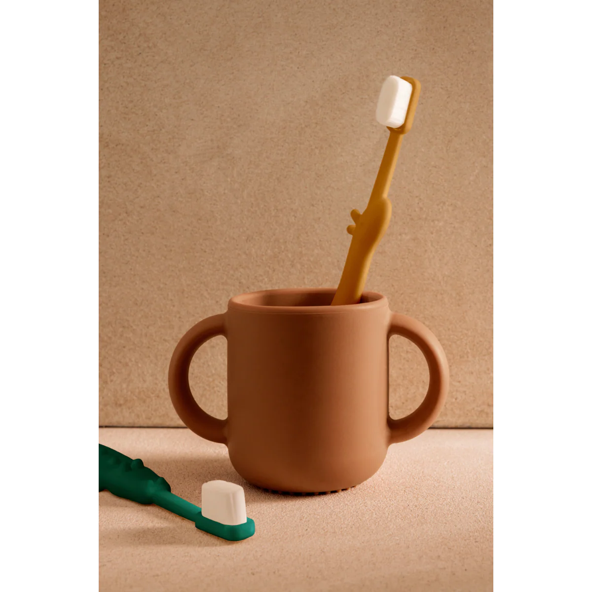 Fabio Toddler Toothbrush - Pale tuscany / Sandy - Image 3