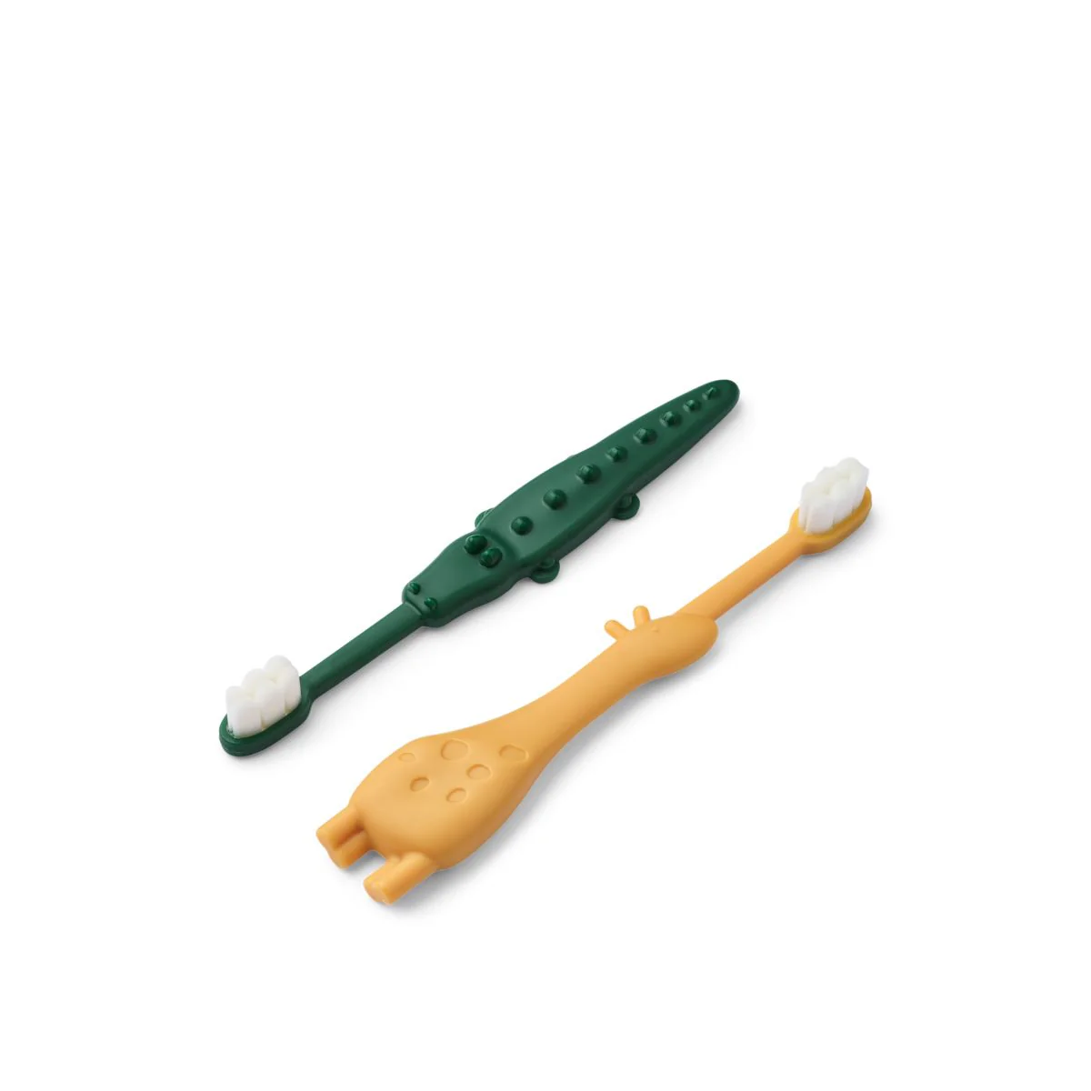 Fabio Toddler Toothbrush - Yellow mellow / Garden green