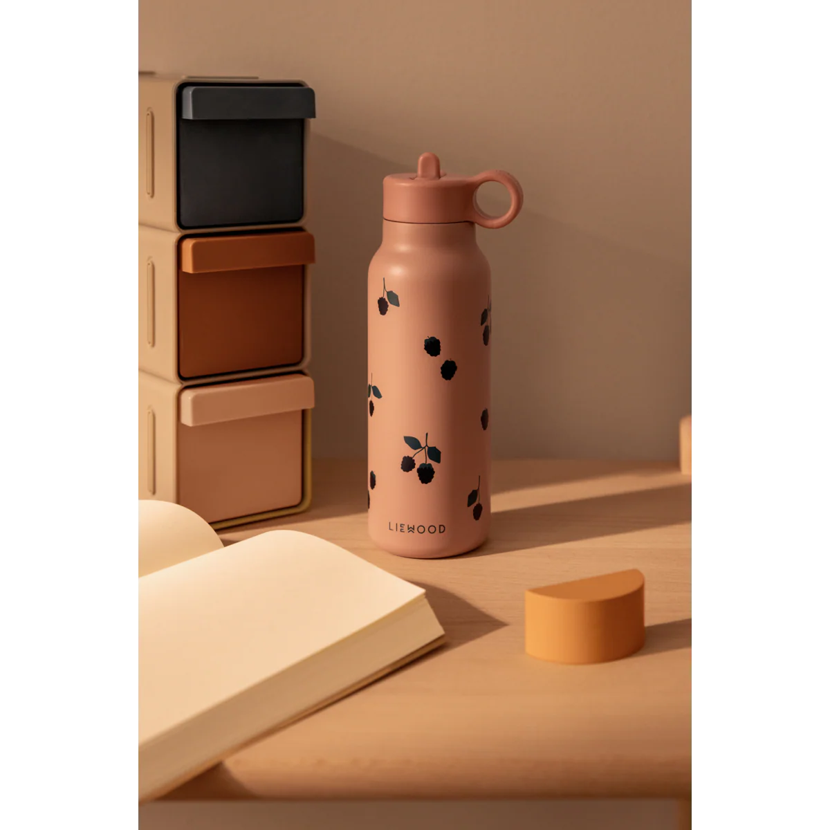 FALK Water Bottle 350 ml - Berry / Pale Tuscany - Image 3