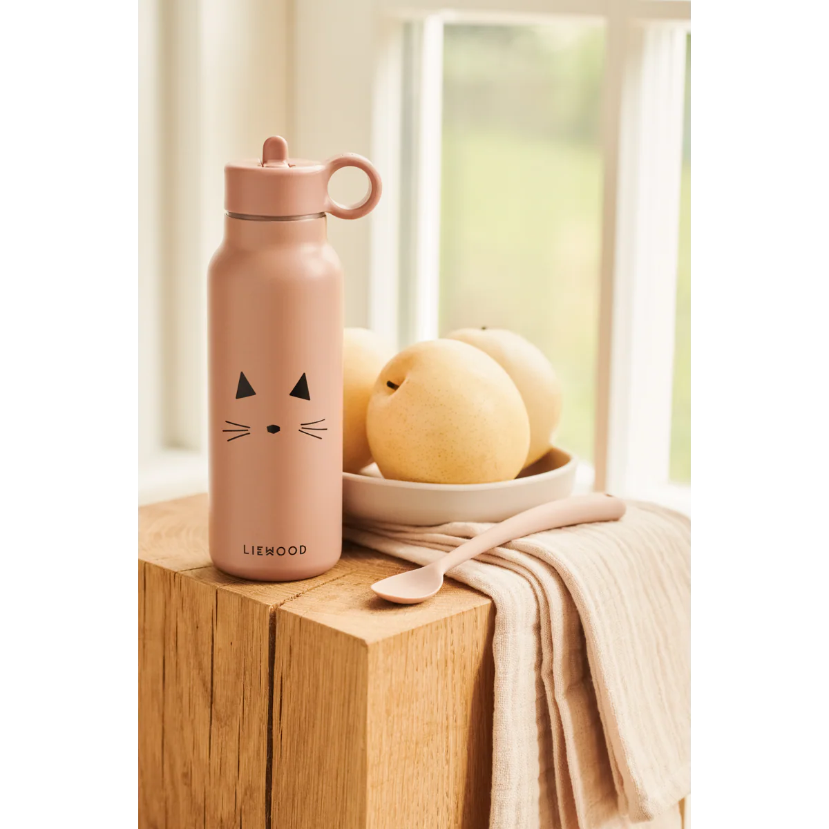FALK Water Bottle 350 ml - Cat dark rose - Image 3