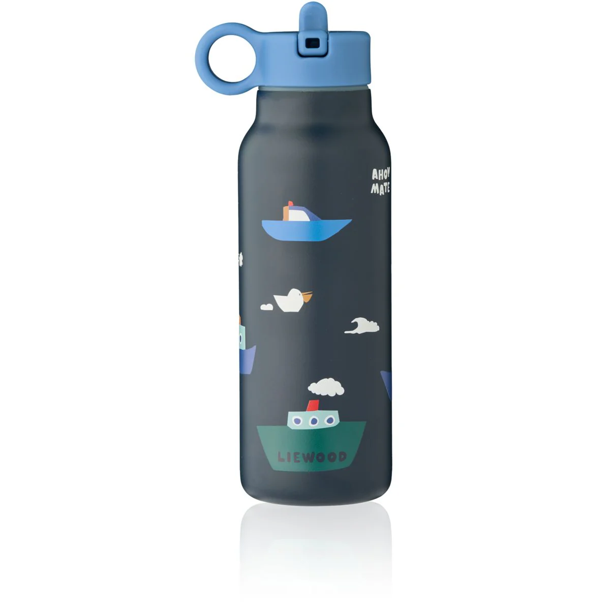 FALK Water Bottle 350 ml - Sailing / Classic navy