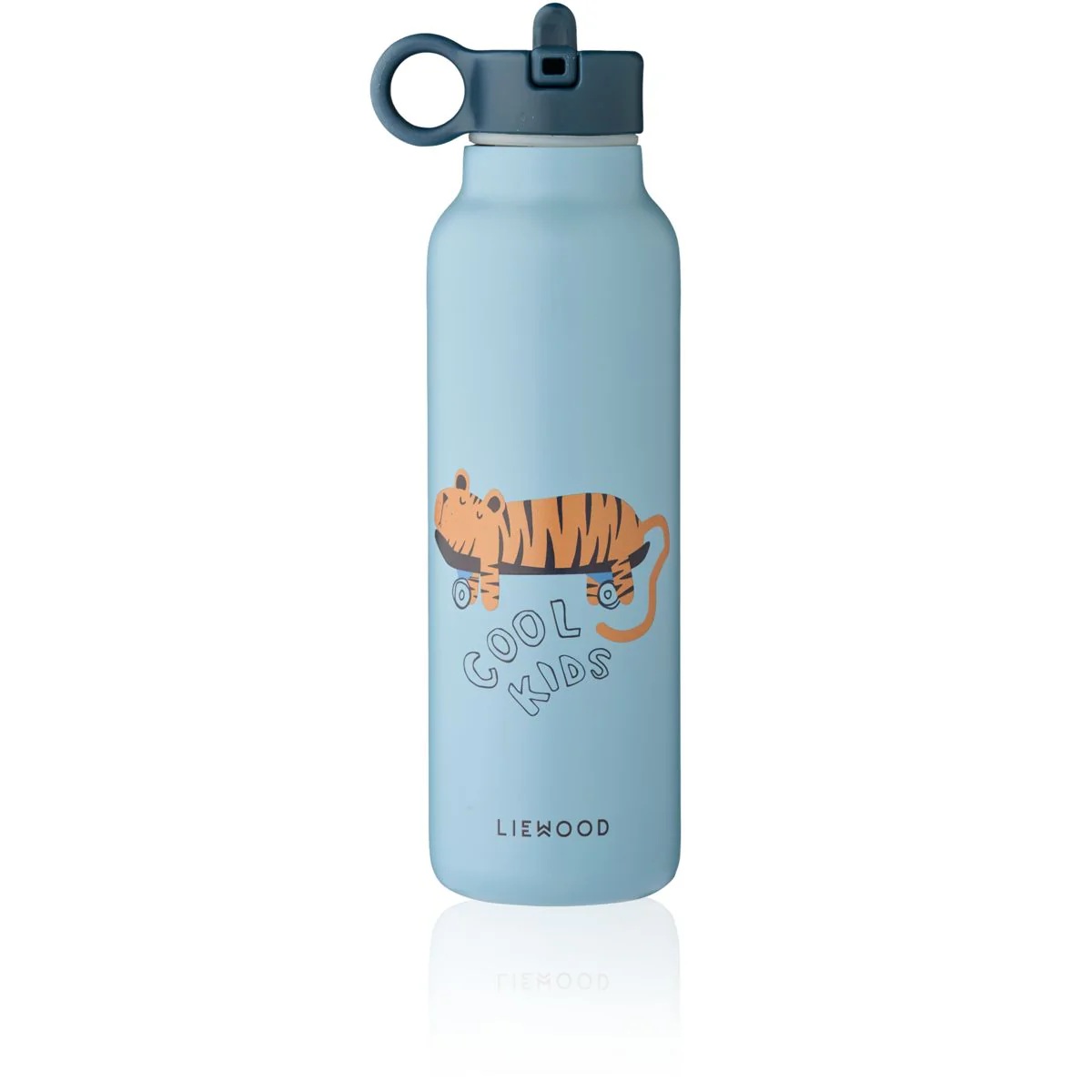 Falk Water Bottle 500 ml - Tiger / Beach blue