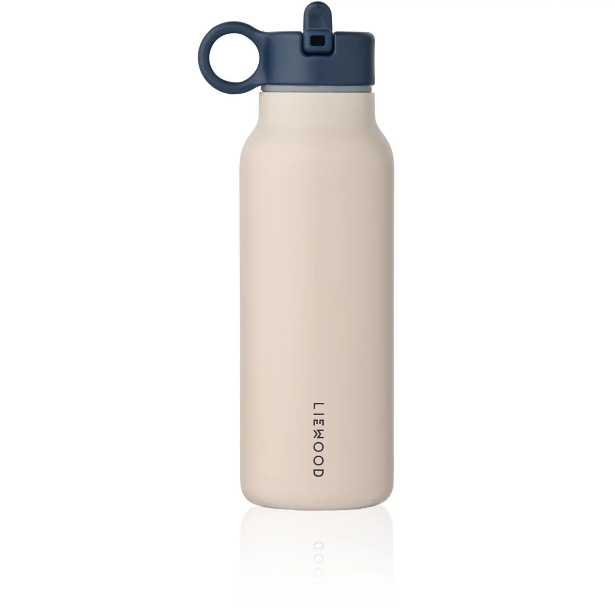 Falk Water Bottle with Panda Lid 350 ml - Sandy - Image 2