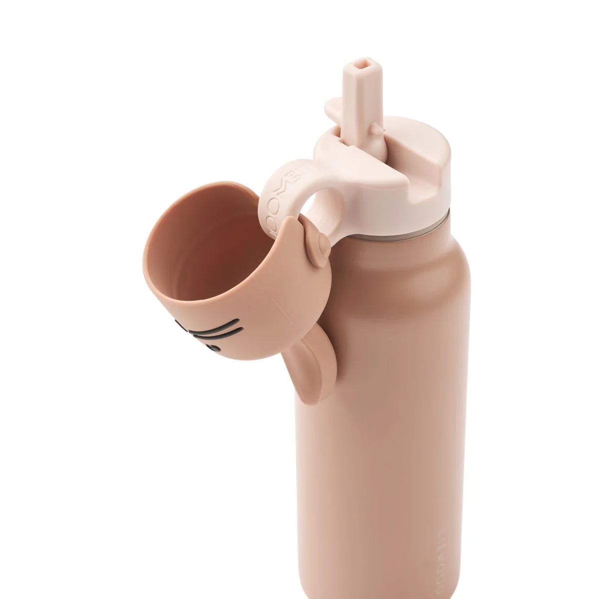 Falk Water Bottle with Rabbit Lid 350 ml - Pale tuscany - Image 3