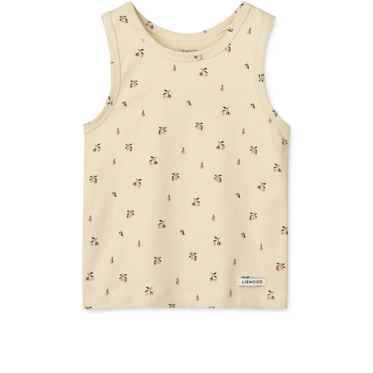Faris Tank Top 2-pack - Mini peach sea shell / stripe mix - Image 3