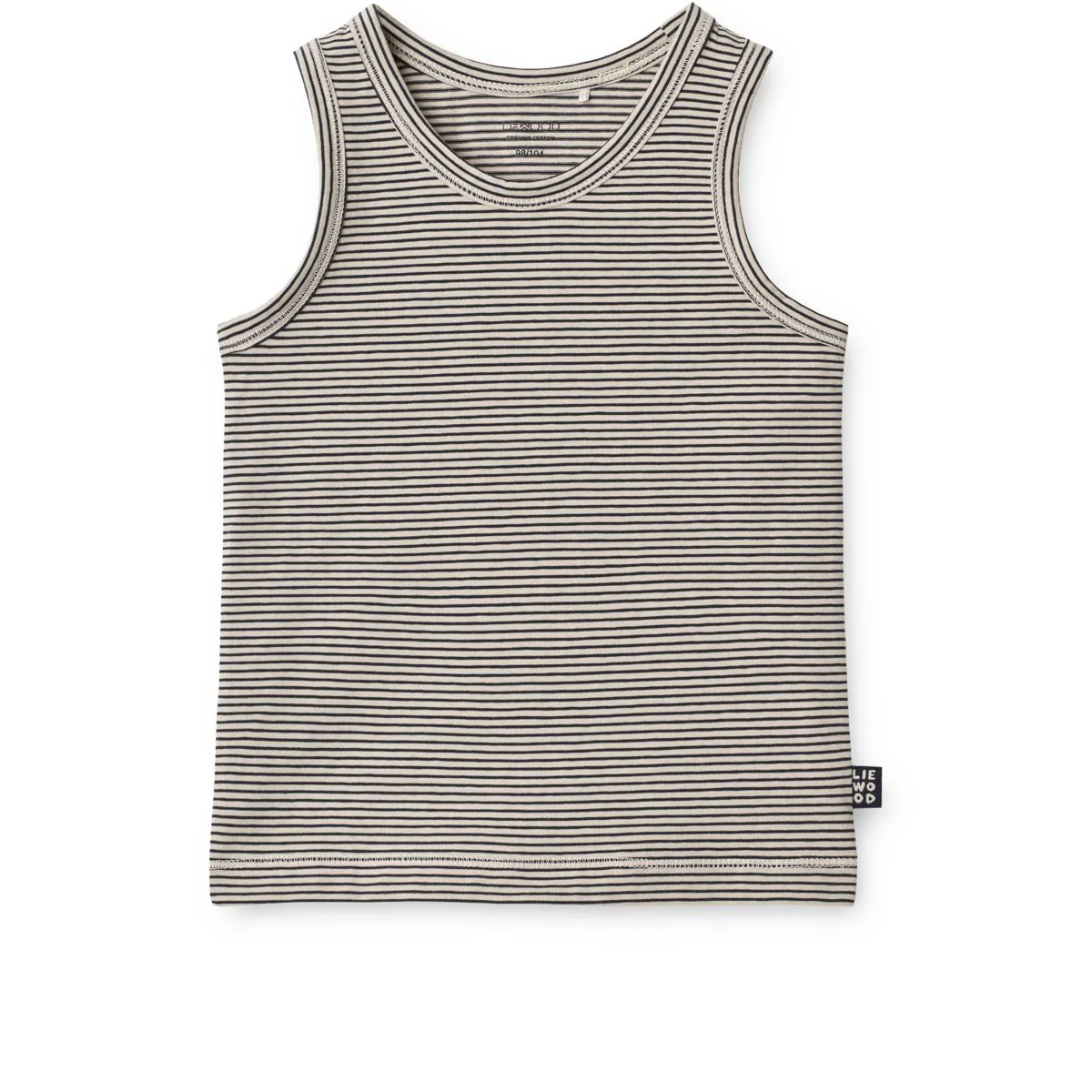 Faris Tank Top 2-pack - Stripe /Crisp white mix - Image 2