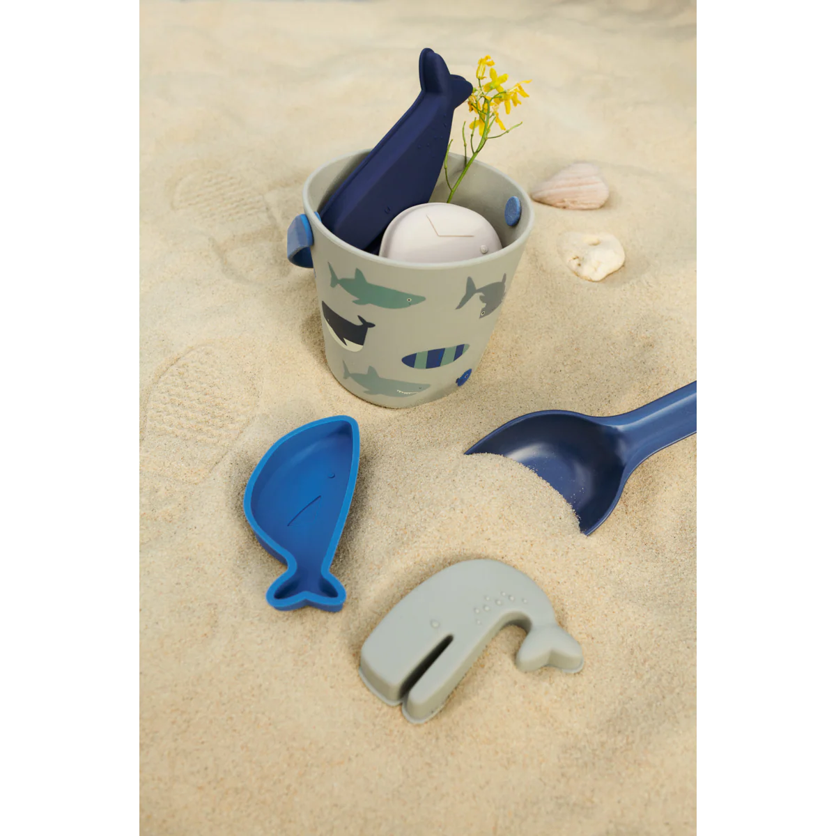 Gilma Shark Beach Set - Shark / Dove blue - Image 2