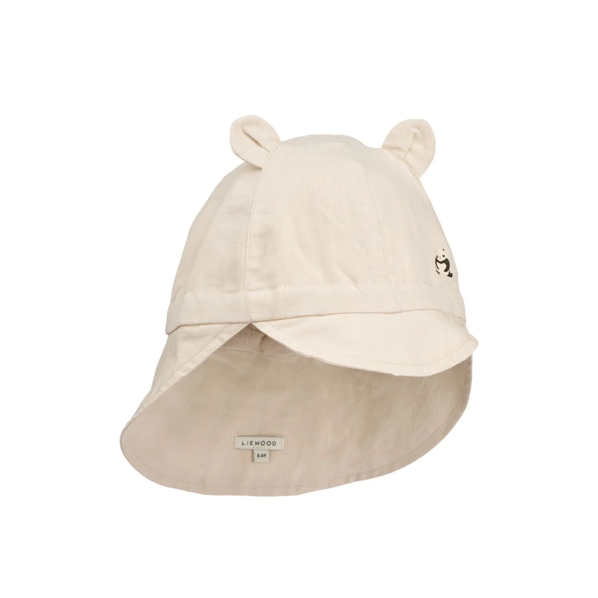 Gorm Linen Sun Hat - Panda / Sandy