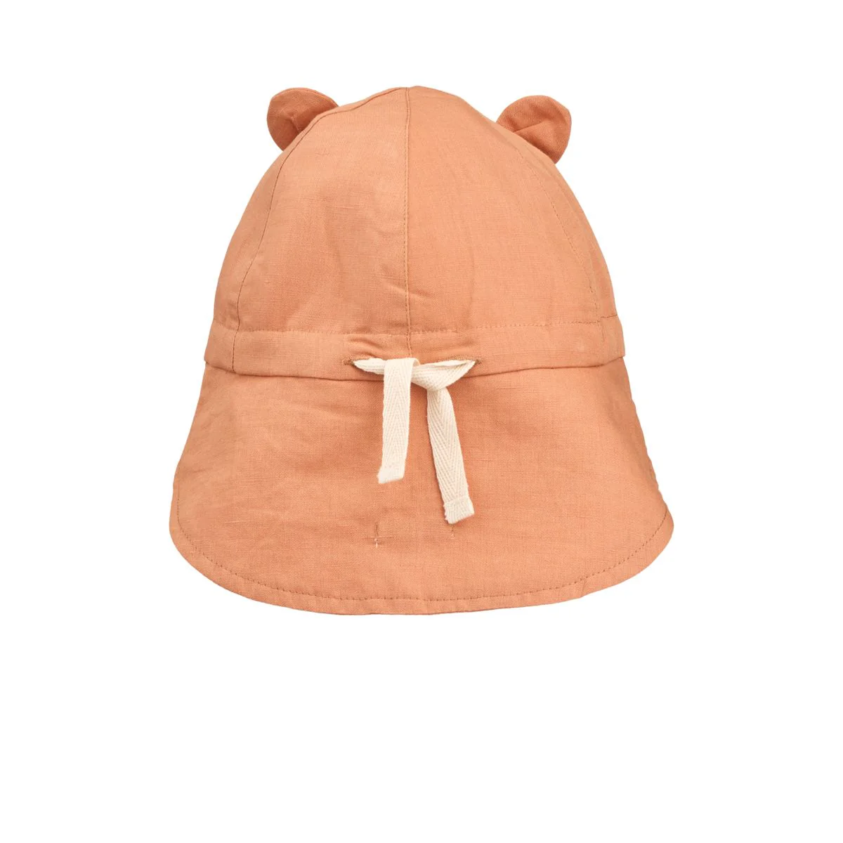 Gorm Linen Sun Hat - Tuscany rose - Image 2
