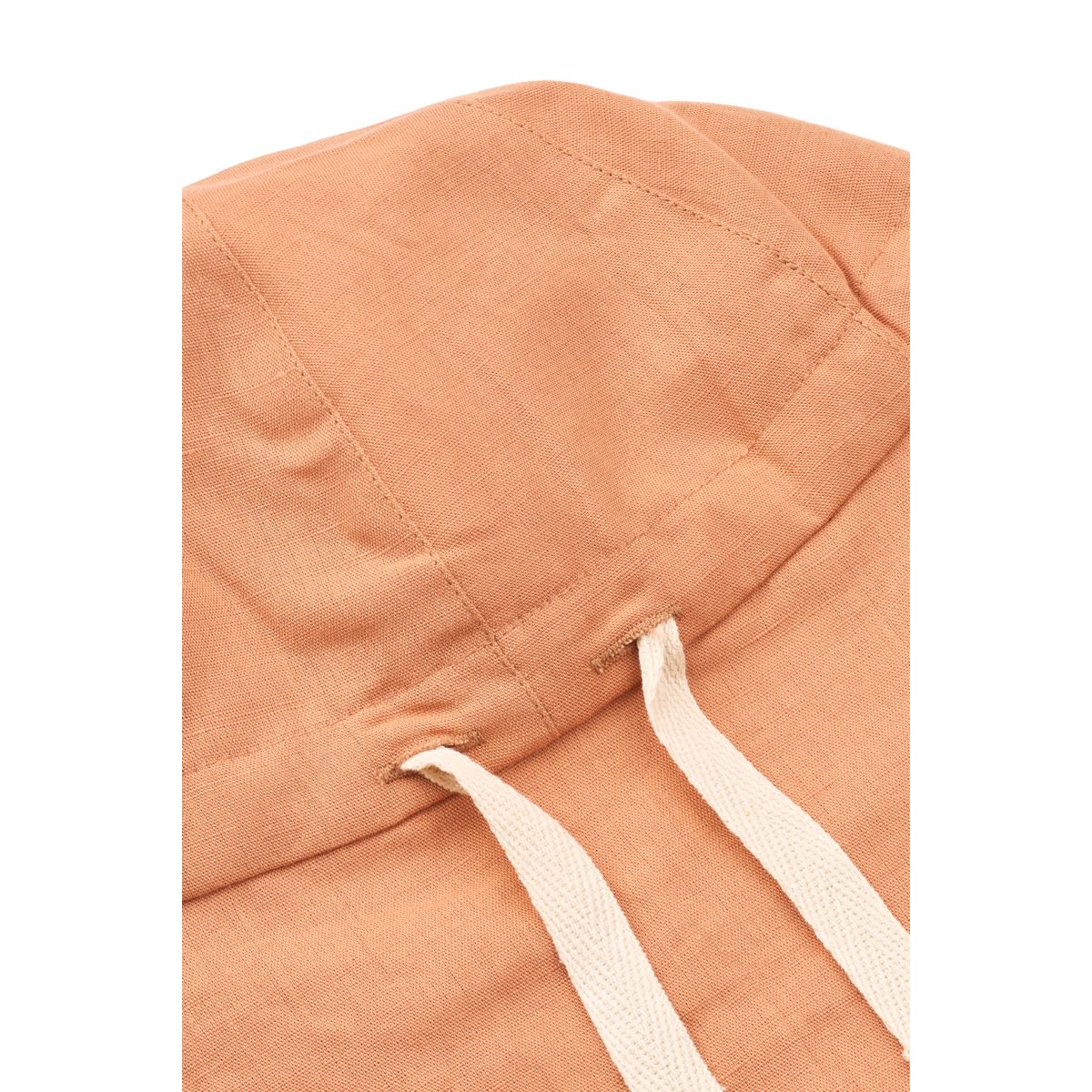 Gorm Linen Sun Hat - Tuscany rose - Image 3