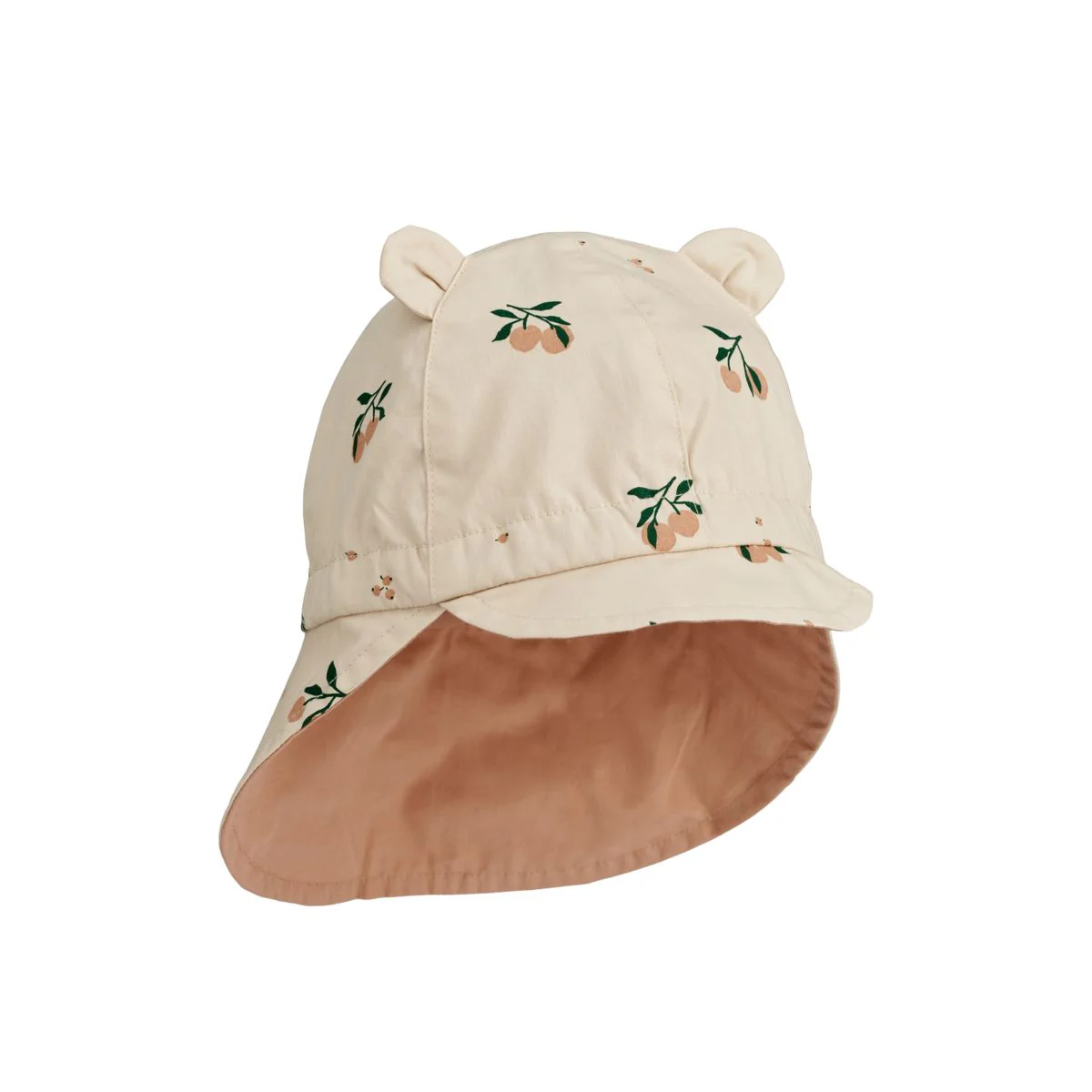 Gorm Reversible Sun Hat - Peach Seashell / Pale tuscany