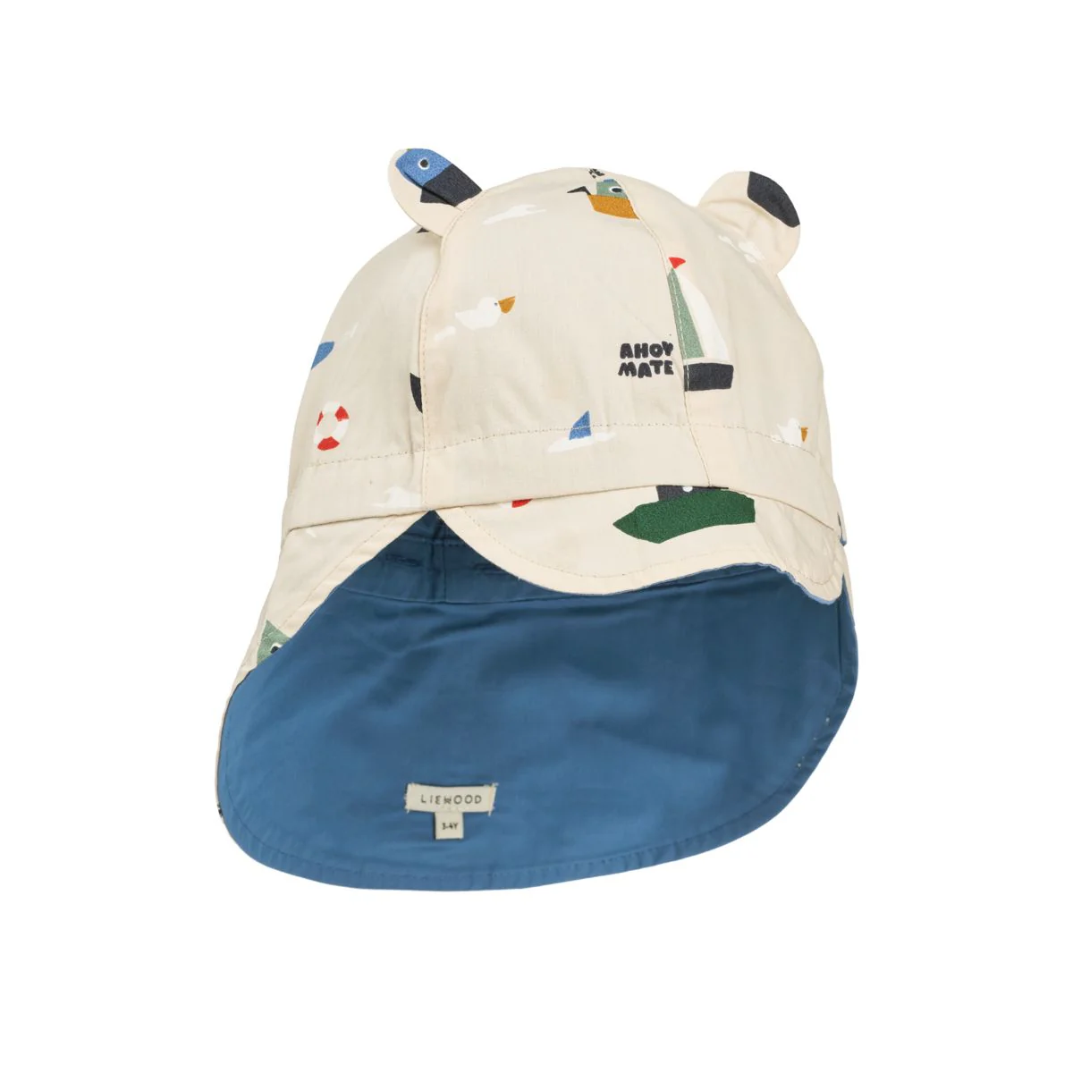 Gorm Reversible Sun Hat - Sailing / Sandy