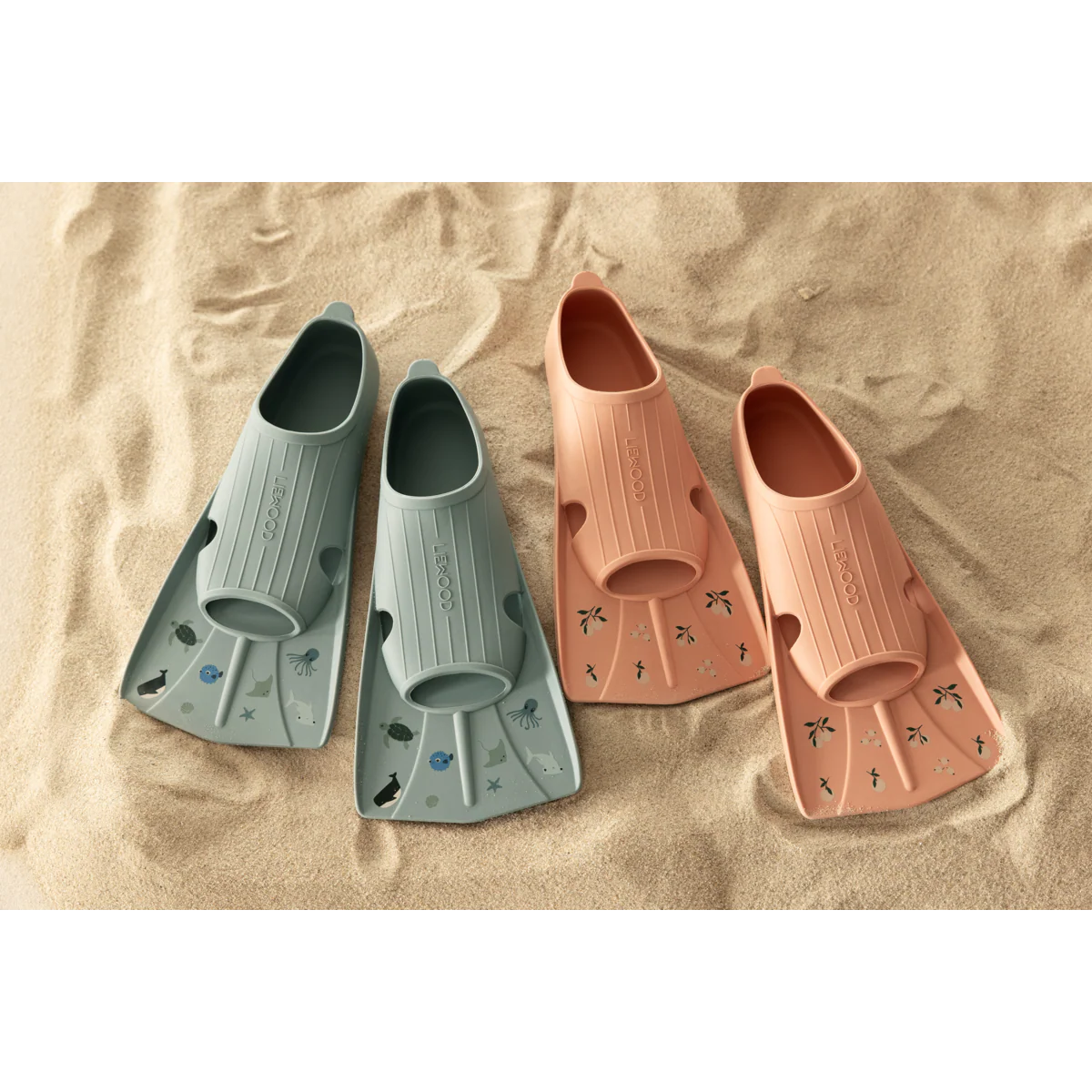 Gustav Swim Fins - Sea / Peppermint - Image 4