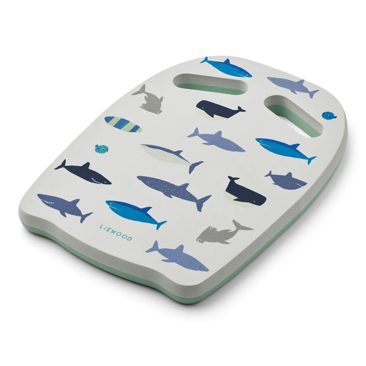 Hayden swiming kickboard - Shark / Dove blue