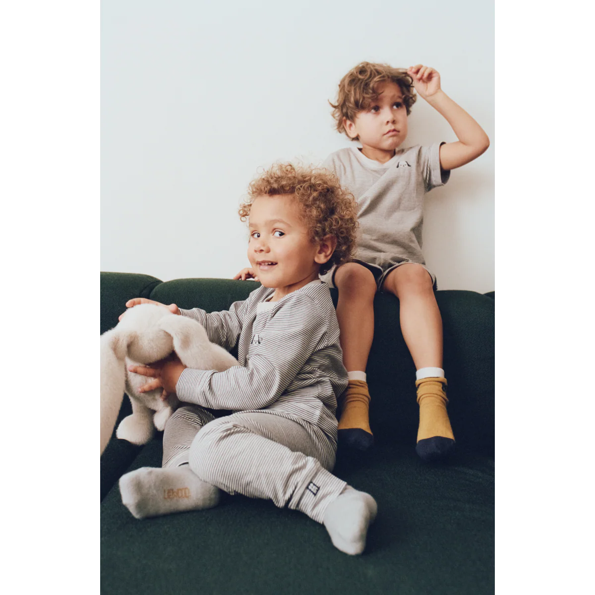 Ilford Striped Set - Y/D Sandy / Classic navy stripe - Image 5