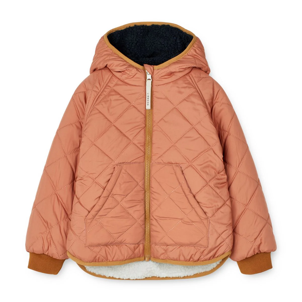 Jackson Reversible Jacket - Tuscany rose / Midnight navy - Image 3