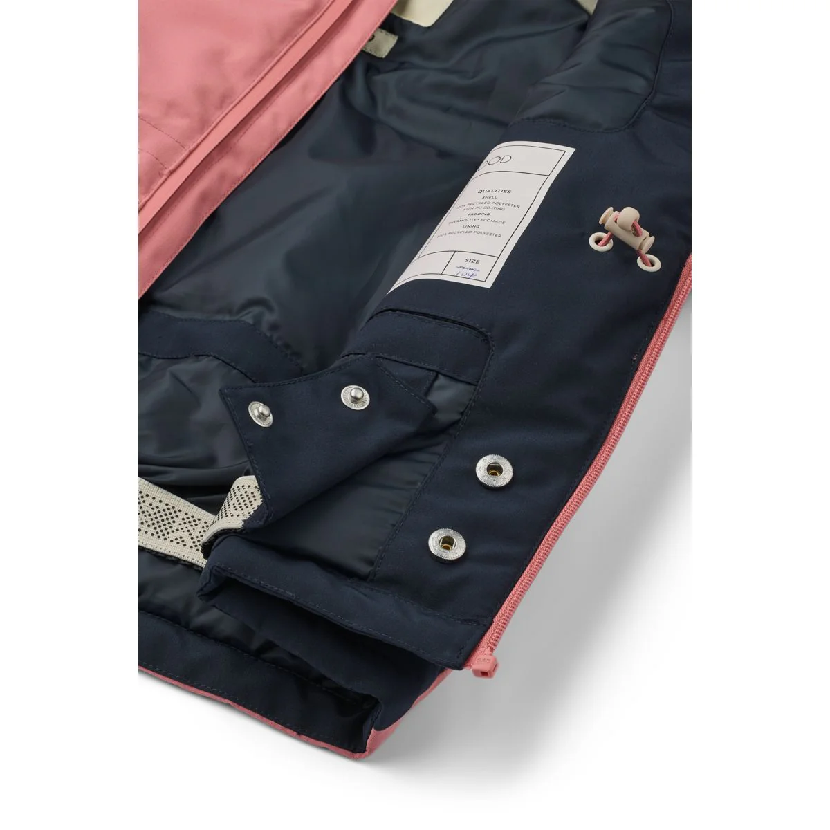 Kalle winter jacket - Dusty rose / Classic navy - Image 6