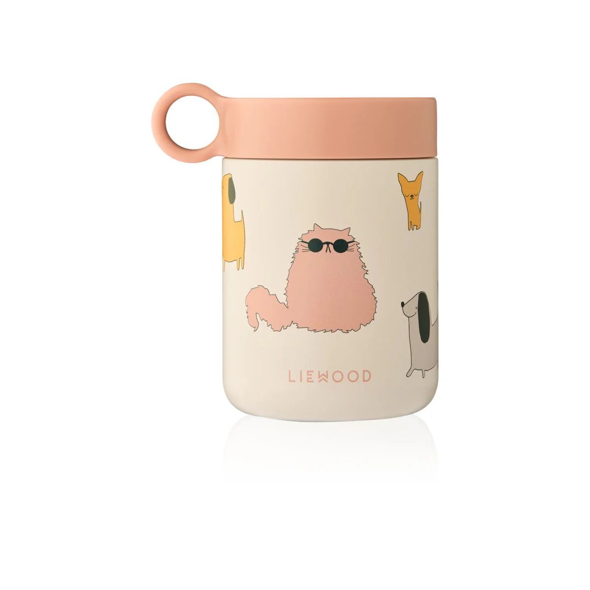 Kiani Food Jar - Cats and Dogs / Sandy