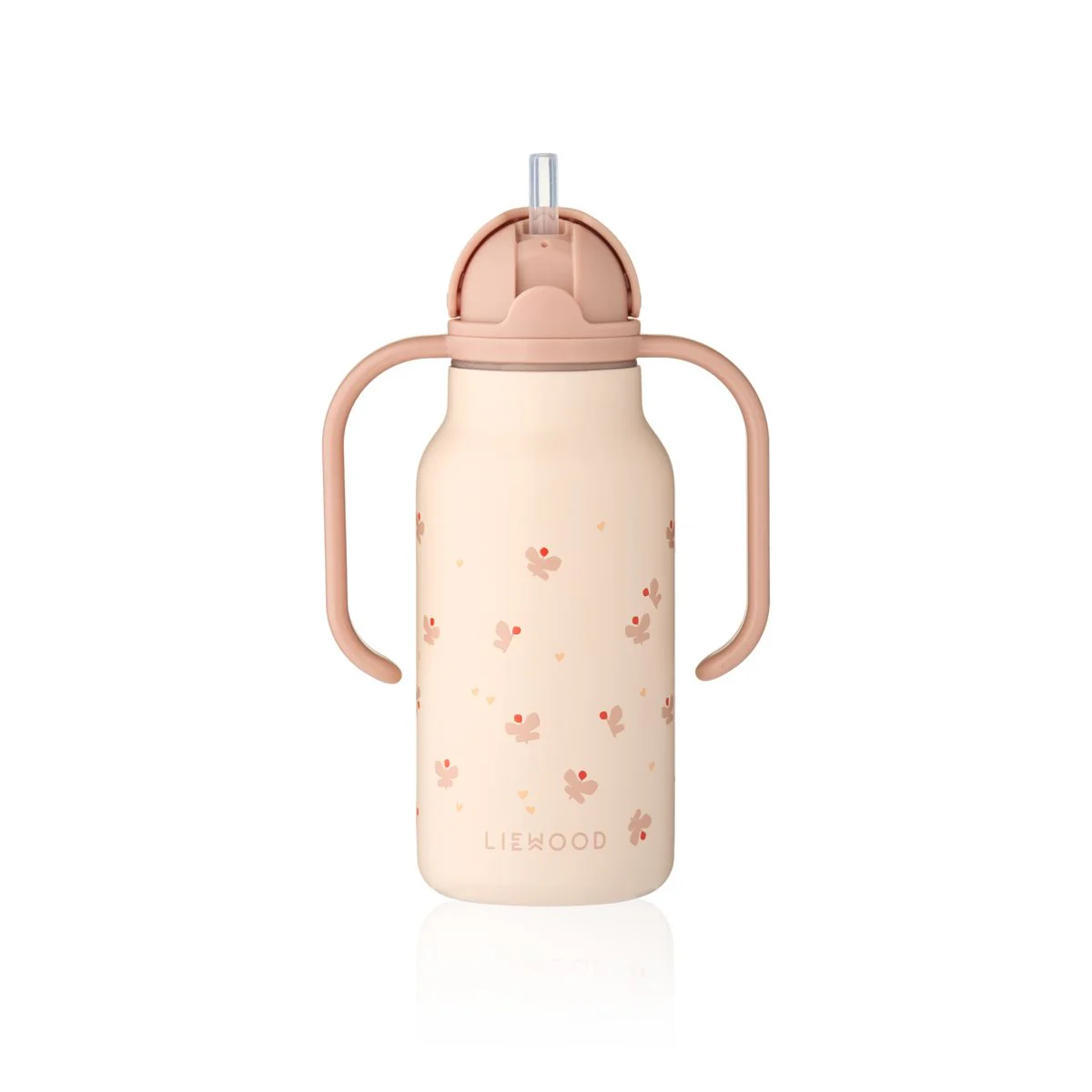 KIMMIE Steel Water Bottle 250 Ml - Mini Butterfly / Apple blossom - Image 2
