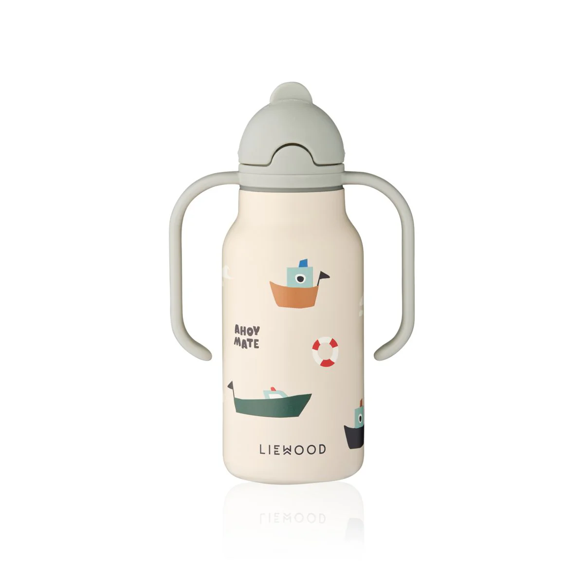 KIMMIE Steel Water Bottle 250 Ml - Sailing / Sandy