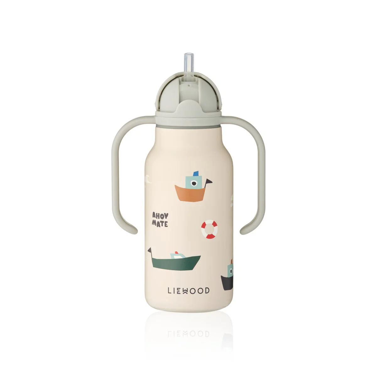 KIMMIE Steel Water Bottle 250 Ml - Sailing / Sandy - Image 2