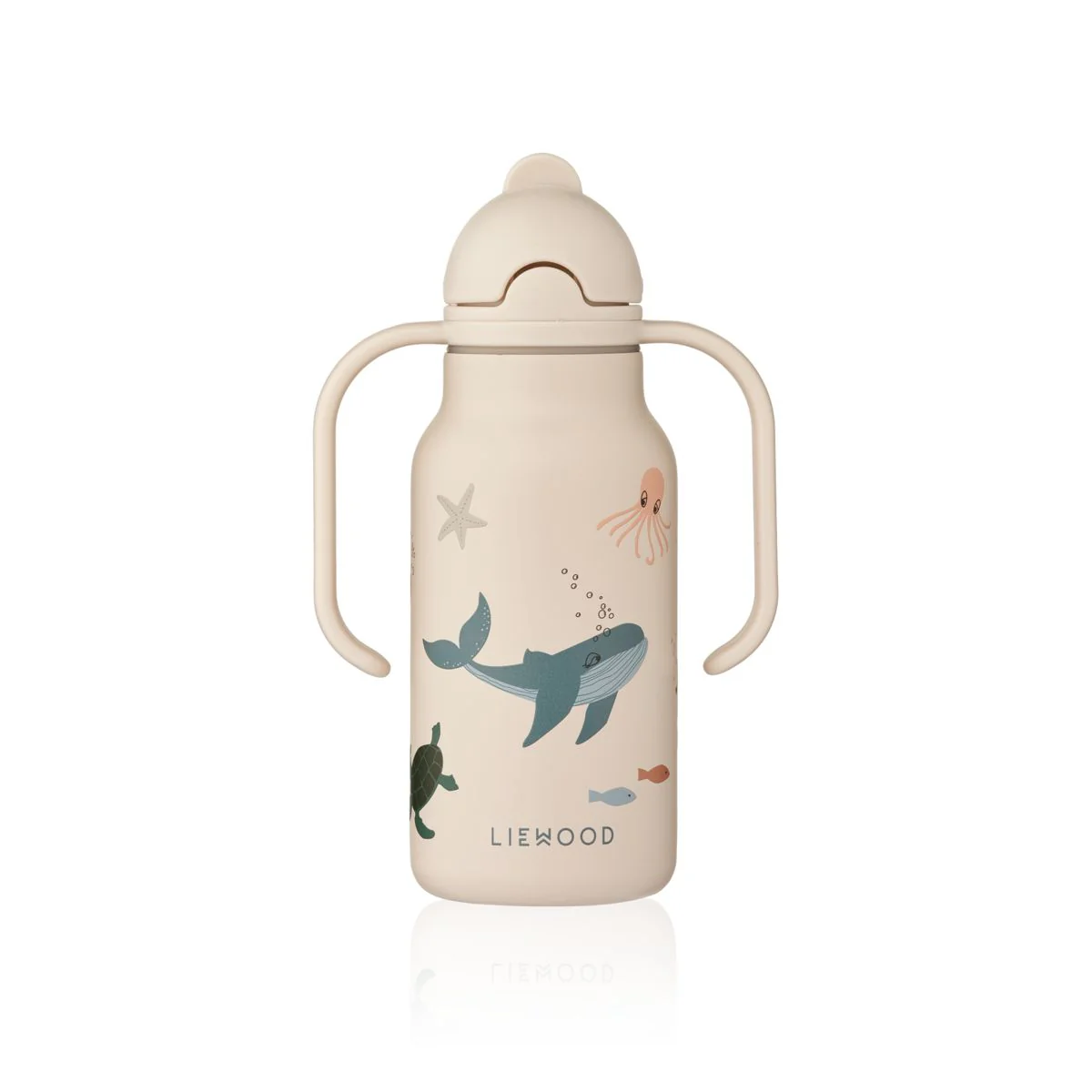 KIMMIE Steel Water Bottle 250 Ml - Sea creature / Sandy