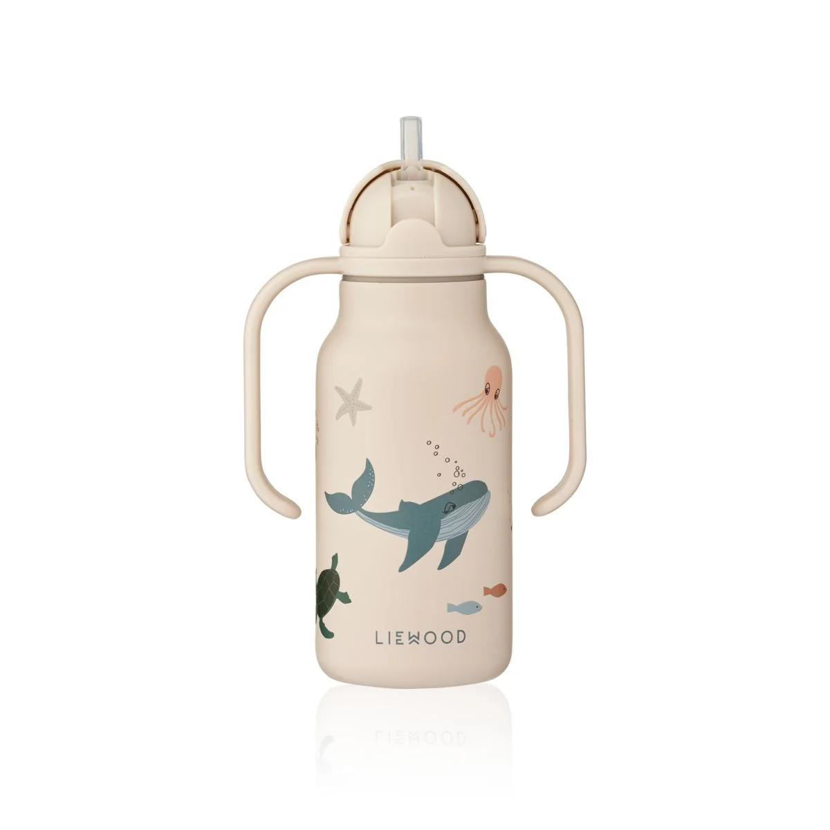 KIMMIE Steel Water Bottle 250 Ml - Sea creature / Sandy - Image 2