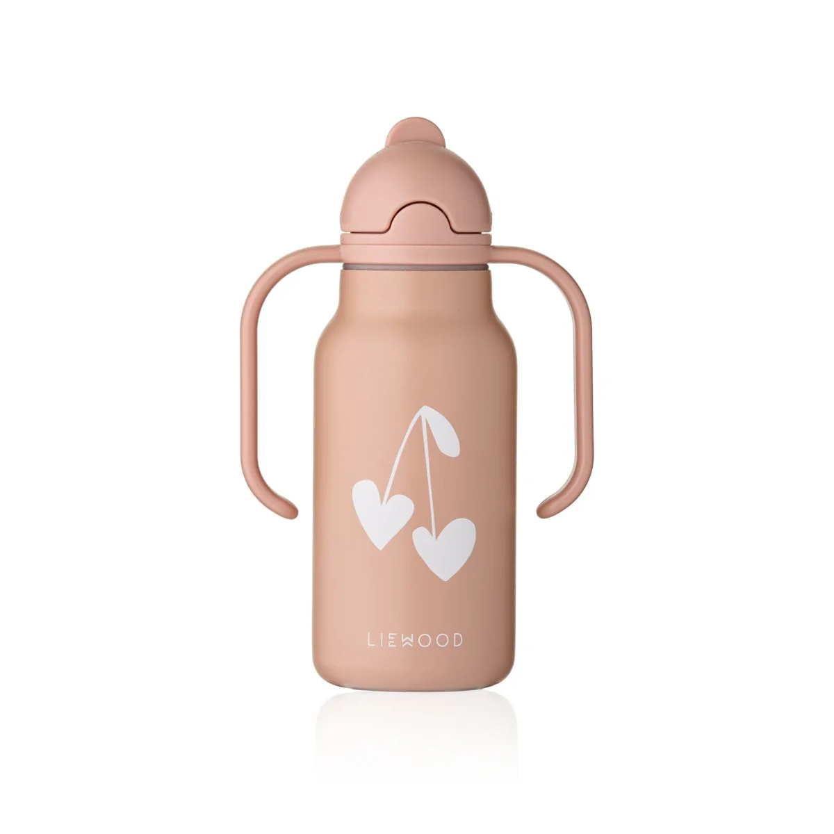 KIMMIE Steel Water Bottle 250 Ml - Sweethearts / Pale tuscany