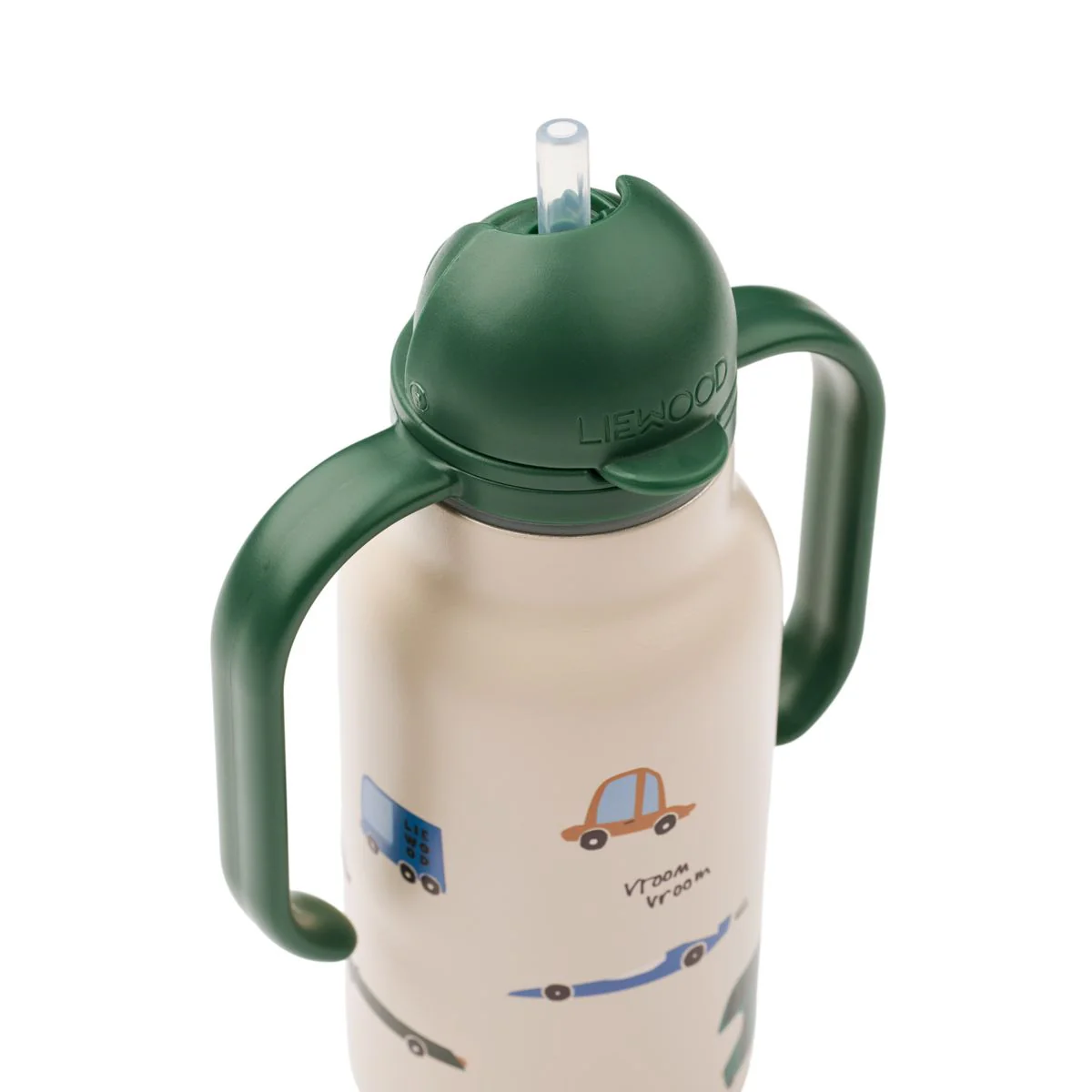 KIMMIE Steel Water Bottle 250 Ml - Cars / Sandy - Image 2