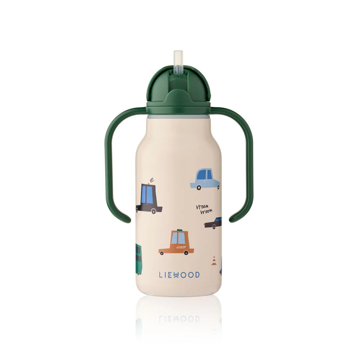 KIMMIE Steel Water Bottle 250 Ml - Cars / Sandy - Image 3