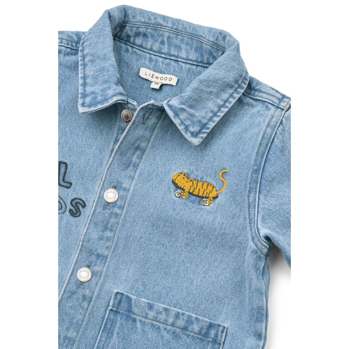Kinsley Denim Overshirt - Cool kids / Light blue denim - Image 3
